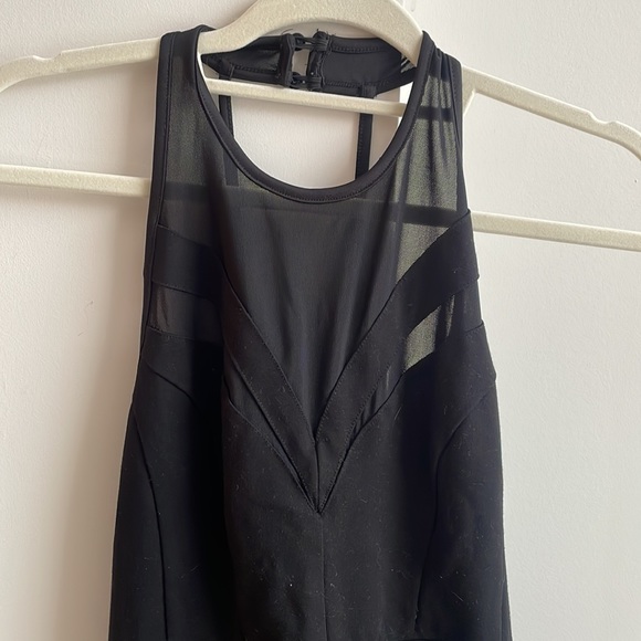 Dynamite black mesh halter dress - Picture 2 of 4